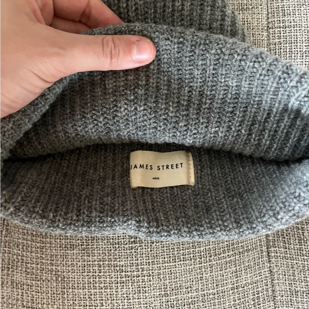 James Street Co Adult Port Beanie in Fog